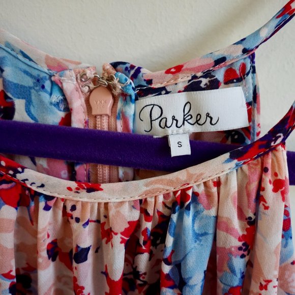 Parker 100% Silk Catamaran Romper Size S - Picture 9 of 12